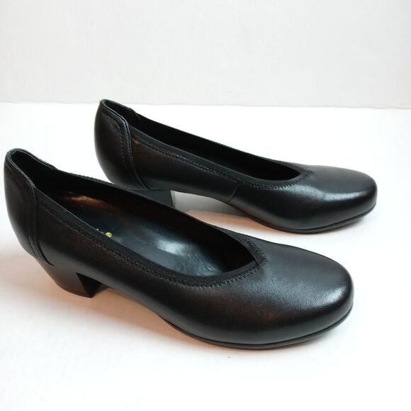 David Tate Womens Madera Black Pumps size 7.5N - Picture 1 of 12